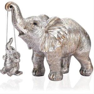 Elephant Decor Statue Brings Good Luck, Health, Strength, Elephant Gifts